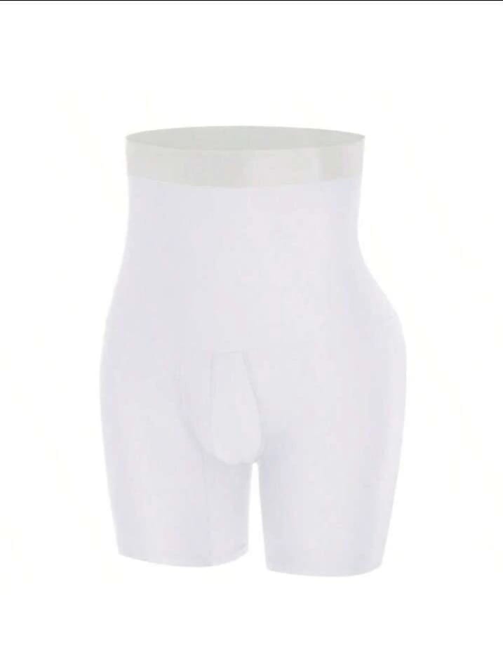 Men's High-Waist Compression Shapewear Shorts – Tummy Control & Thigh Slimming Body Shaper